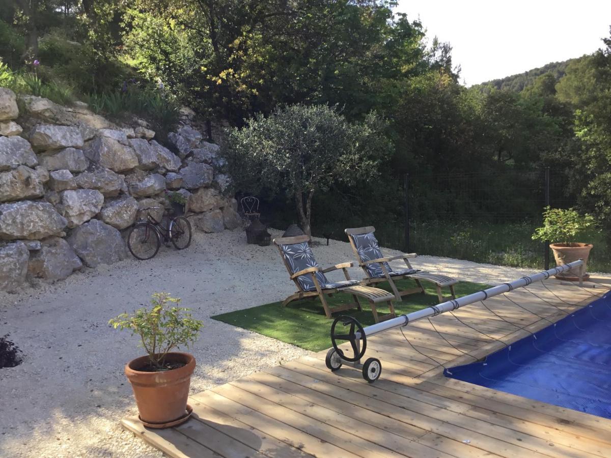 Studio De Charme Avec Piscine Fontaine-de-Vaucluse Ngoại thất bức ảnh
