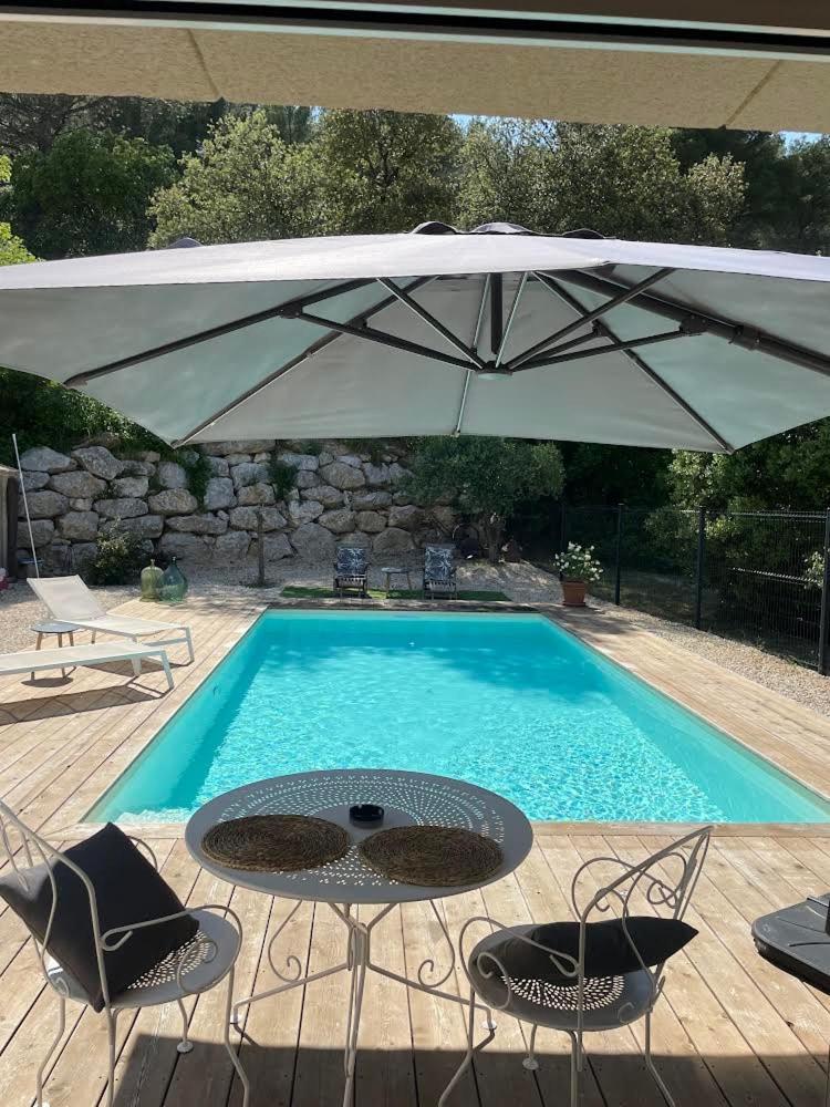 Studio De Charme Avec Piscine Fontaine-de-Vaucluse Ngoại thất bức ảnh