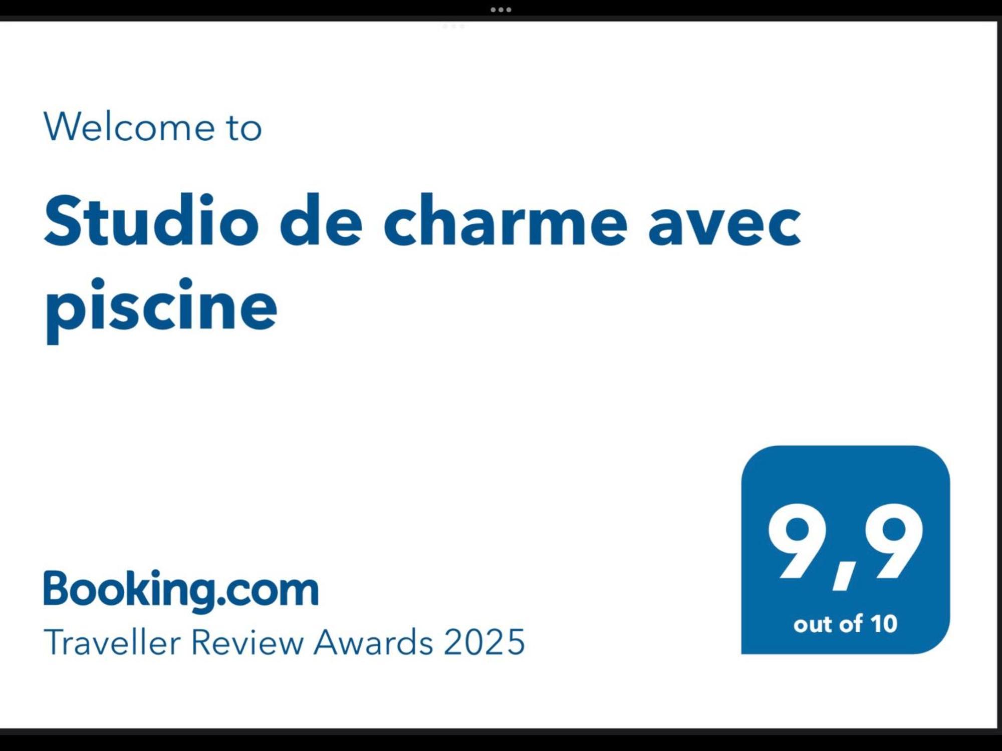 Studio De Charme Avec Piscine Fontaine-de-Vaucluse Ngoại thất bức ảnh